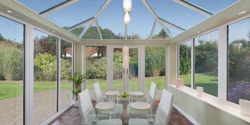 Solid roof creates a conservatory to ‘livin’ whatever the weather