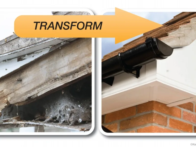 When is the best time to replace fascia boards and soffits?