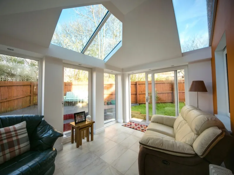 A light, bright, bespoke sun lounge