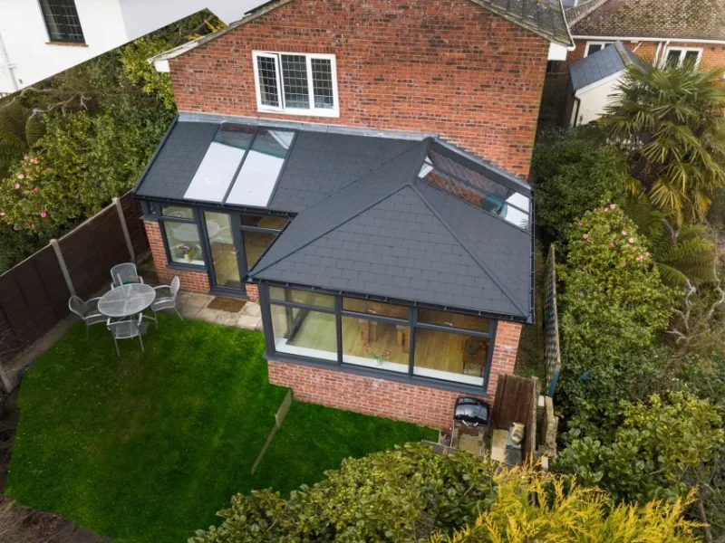 Fall in love with your conservatory again with a Securahome solid roof