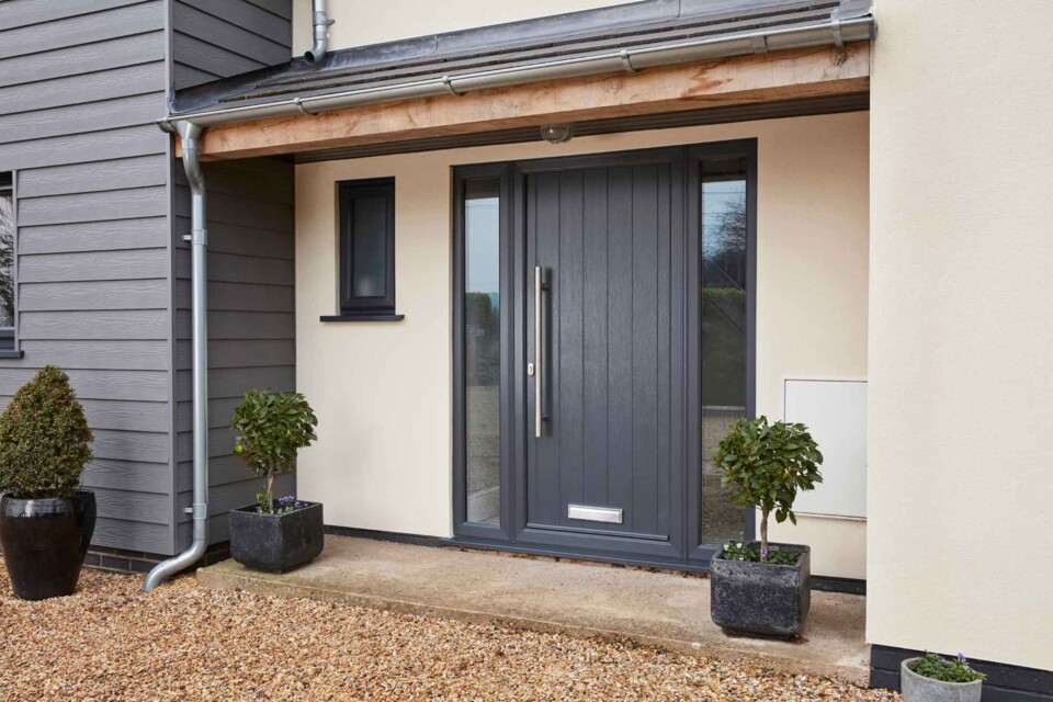 Modern composite door in Swansea with stylish design