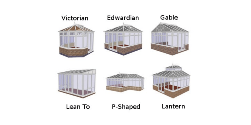 types of conservatory roof designs