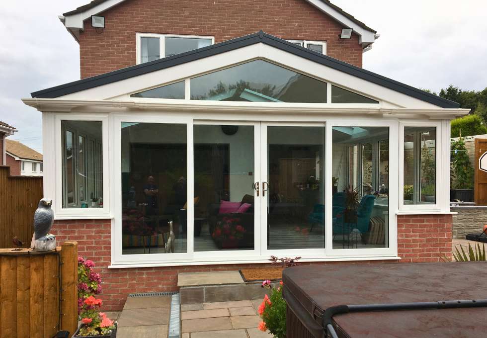 Cardiff homeowner warm conservatory winter energy-efficient roof